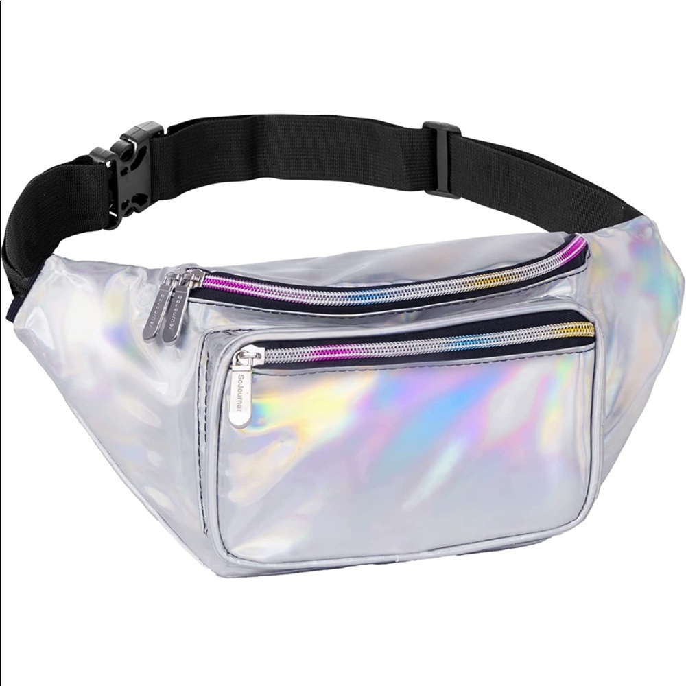 Holographic Fanny Pack Belt Bag EUC